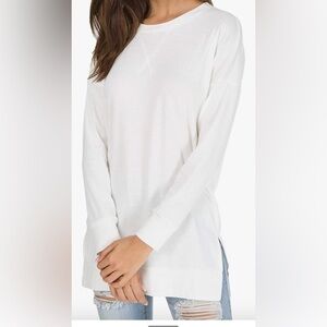 White Long Sleeve Women's Top